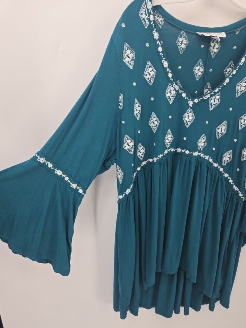 Torrid Super Soft Knits Plus Size 3XL Womens Tunic Top Bell Sleeves Flowy Boho